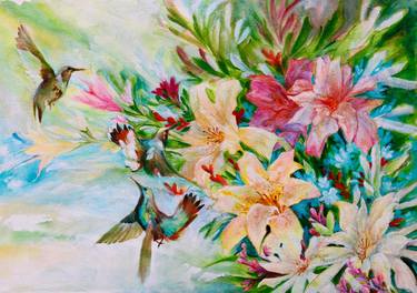 Original Expressionism Nature Paintings by Deena Press