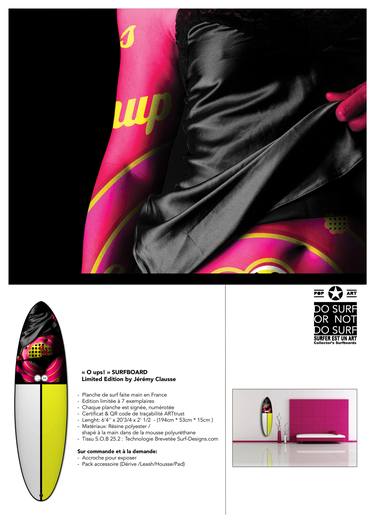 "OUPS" SURFBOARD - Limited Edition 1 of 7 thumb