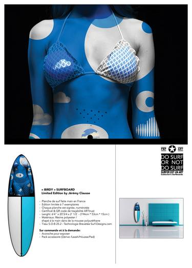 "BIRDY"SURFBOARD - Limited Edition 1 of 7 thumb