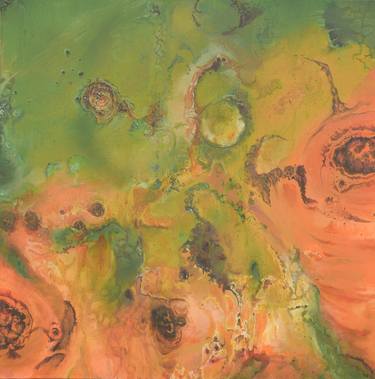 Original Abstract Expressionism Abstract Painting by S Vanbenner