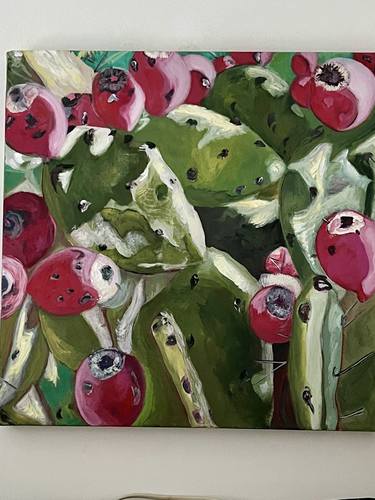 Saatchi Art Artist Mania Row; Paintings, “Baboutsosika or Prickly Pears” #art