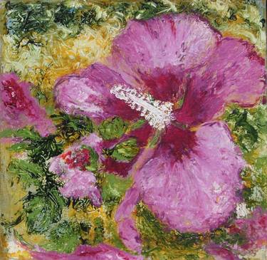 Original Abstract Expressionism Floral Paintings by Mania Row