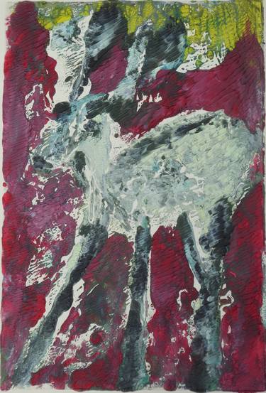 Original Expressionism Animal Printmaking by Mania Row