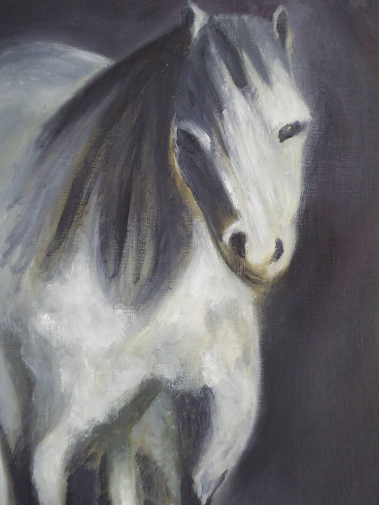 Original Expressionism Animal Painting by Mania Row