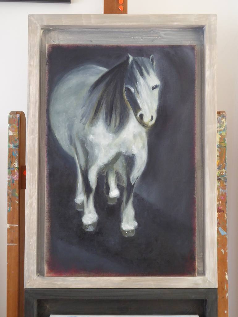 Original Expressionism Animal Painting by Mania Row