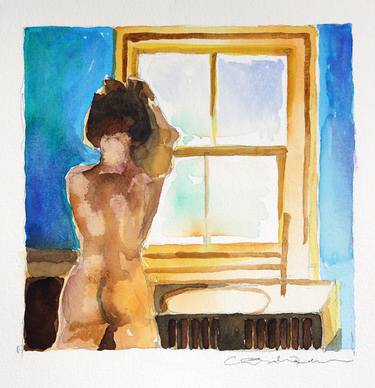 Original Conceptual Nude Paintings by Courtney Miller Bellairs