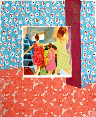 Original Women Collage by Courtney Miller Bellairs