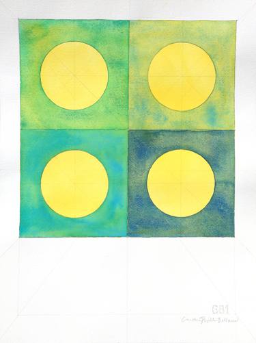 Print of Abstract Geometric Paintings by Courtney Miller Bellairs