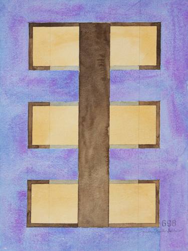 Print of Abstract Architecture Paintings by Courtney Miller Bellairs