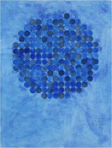 Saatchi Art Artist Courtney Miller Bellairs; Paintings, “707. Blue on Blue” #art