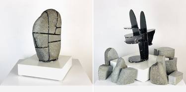 Original Modern Geometric Sculpture by Nadim Kurani