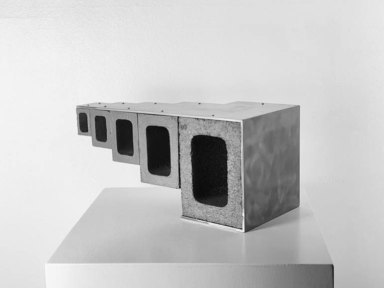 Original Abstract Expressionism Abstract Sculpture by Nadim Kurani