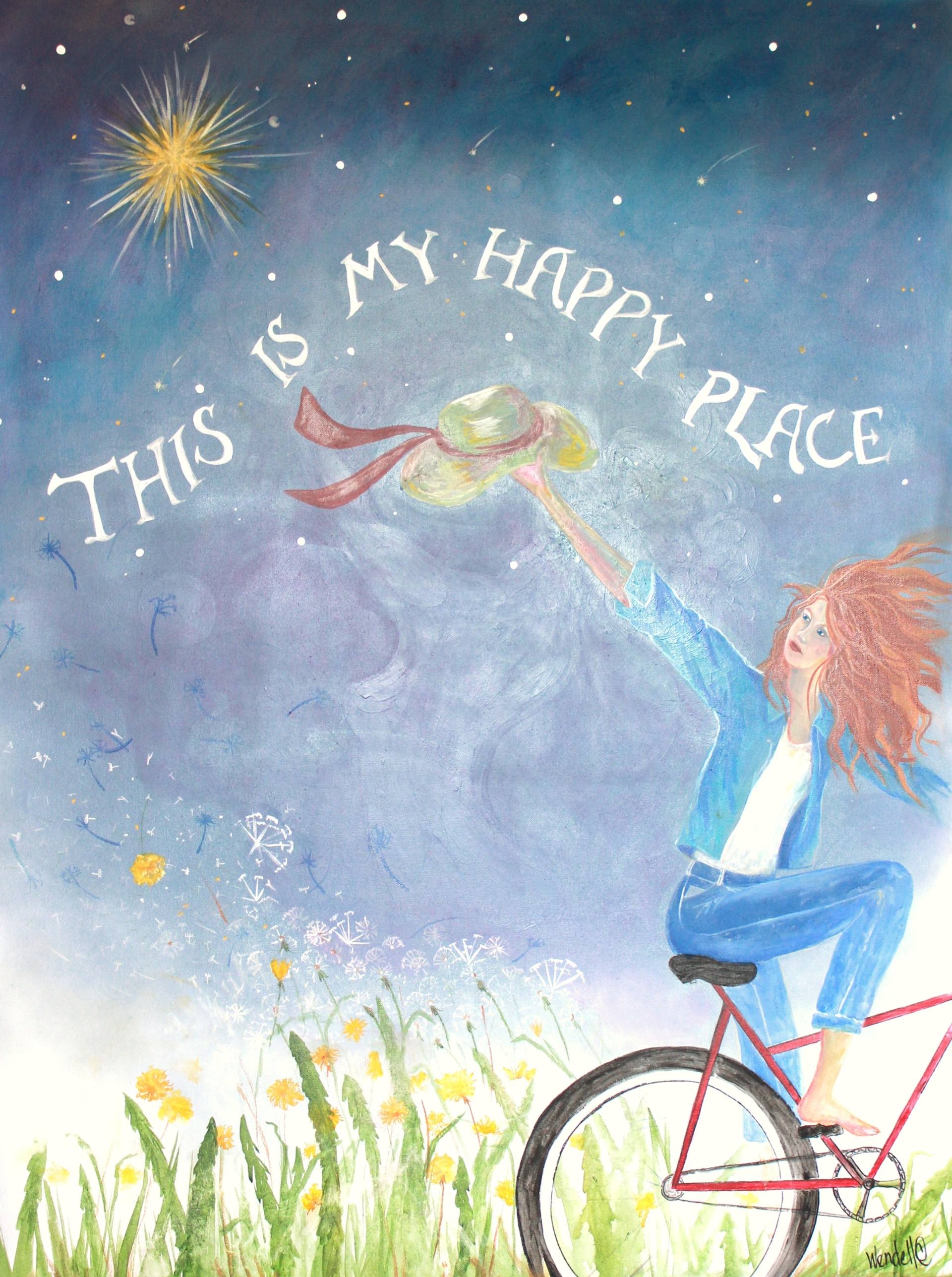 My happy place Painting by Wendi Combs | Saatchi Art Austria