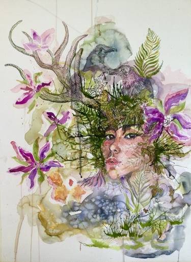 Print of Figurative Nature Paintings by Yvette Rawson
