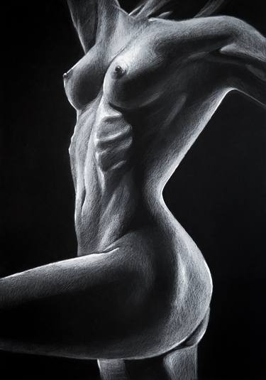 Print of Realism Body Drawings by Julia Filament