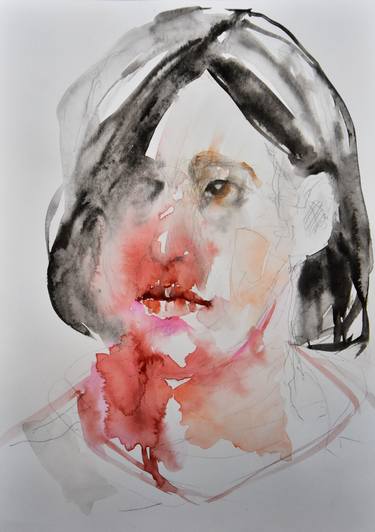 Print of Fine Art People Paintings by Joanna Bozek