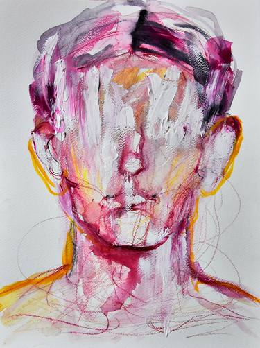 Print of Expressionism People Drawings by Joanna Bozek