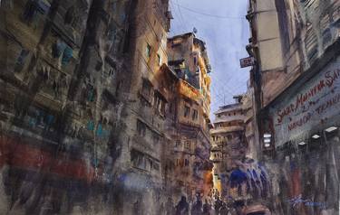 Original Expressionism Architecture Paintings by Achintya Hazra