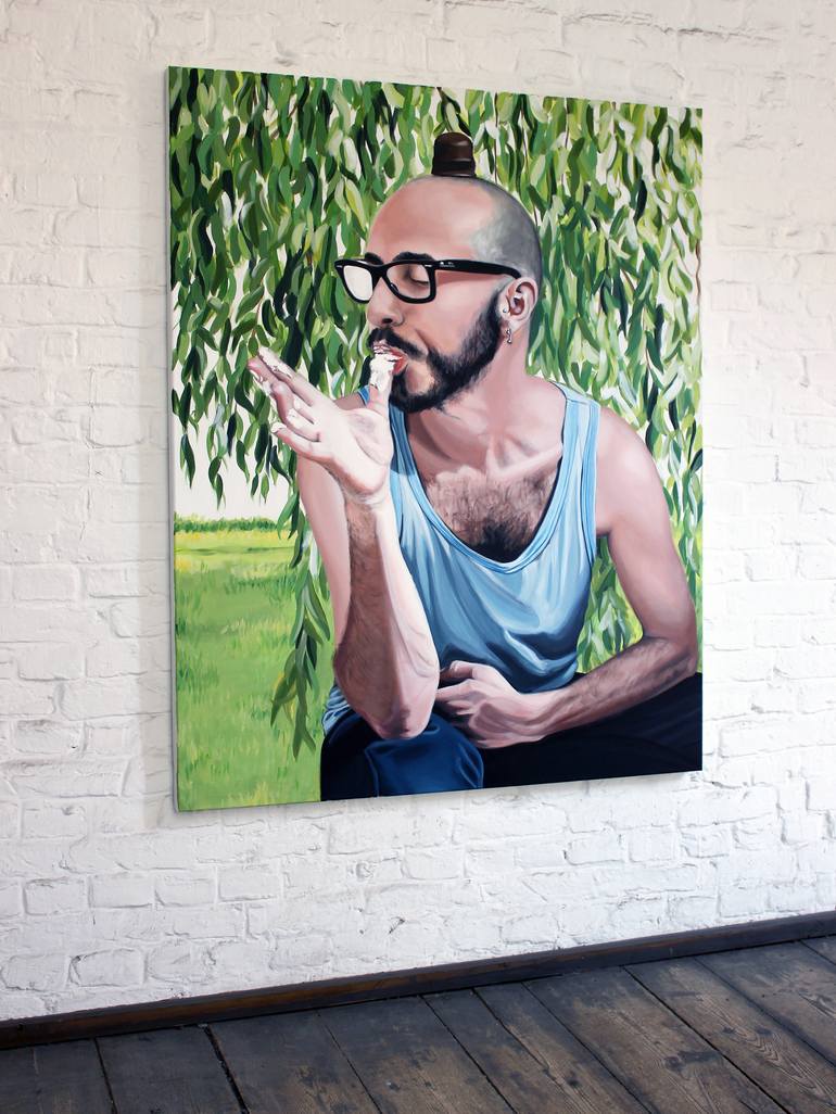 Original Figurative People Painting by Joana Lucas