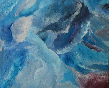 Print of Abstract Water Paintings by Roxana Patricia Nita