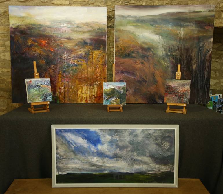 Original Impressionism Landscape Painting by Susan Hall