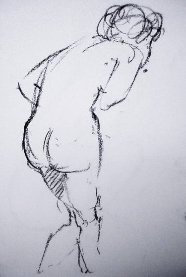 Original Nude Drawings by Miguel Esquivel Kuello