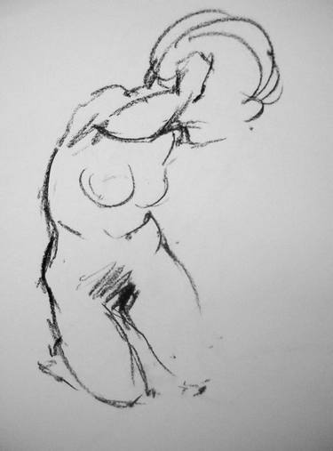 Original Nude Drawings by Miguel Esquivel Kuello