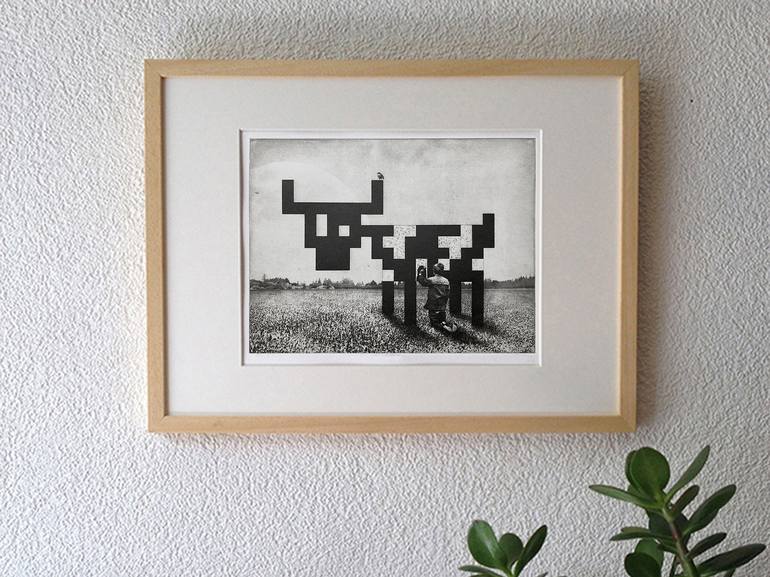 Original Surrealism Animal Printmaking by Jaco Putker