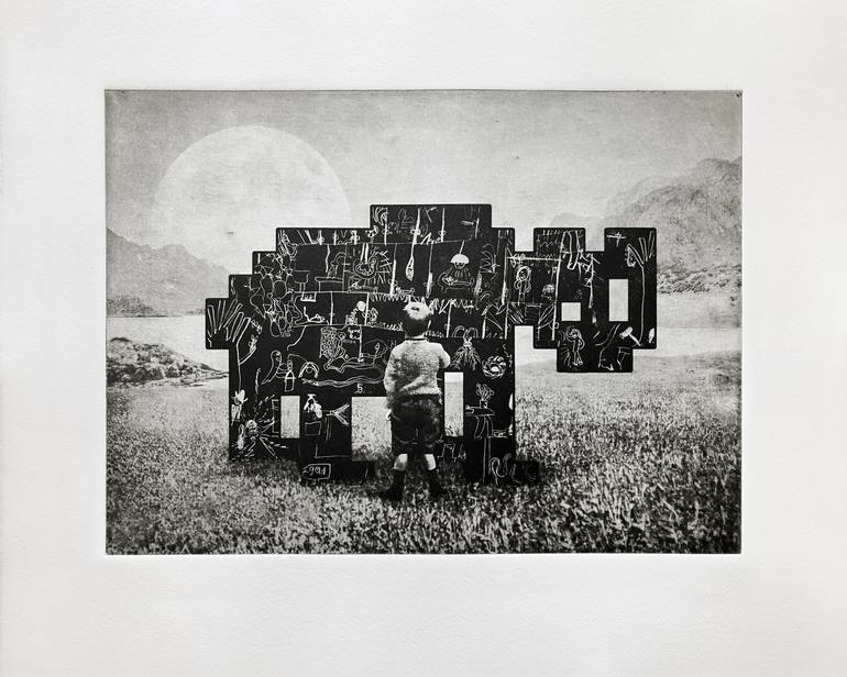 Original Figurative Animal Printmaking by Jaco Putker