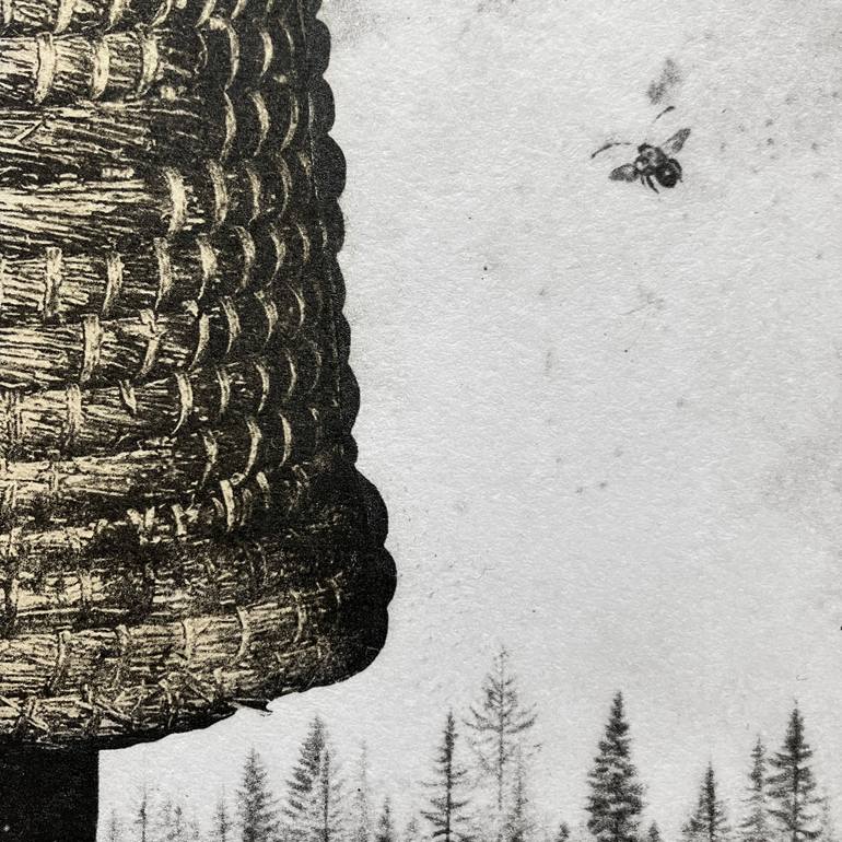 Original Surrealism Humor Printmaking by Jaco Putker