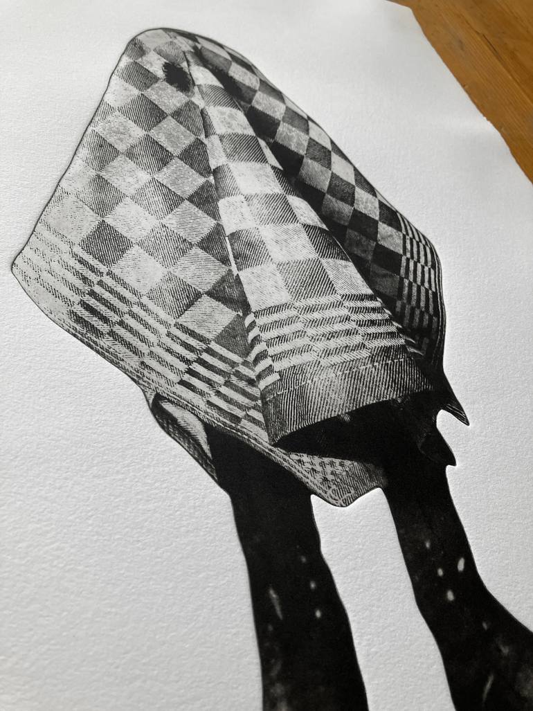 Original Surrealism Humor Printmaking by Jaco Putker