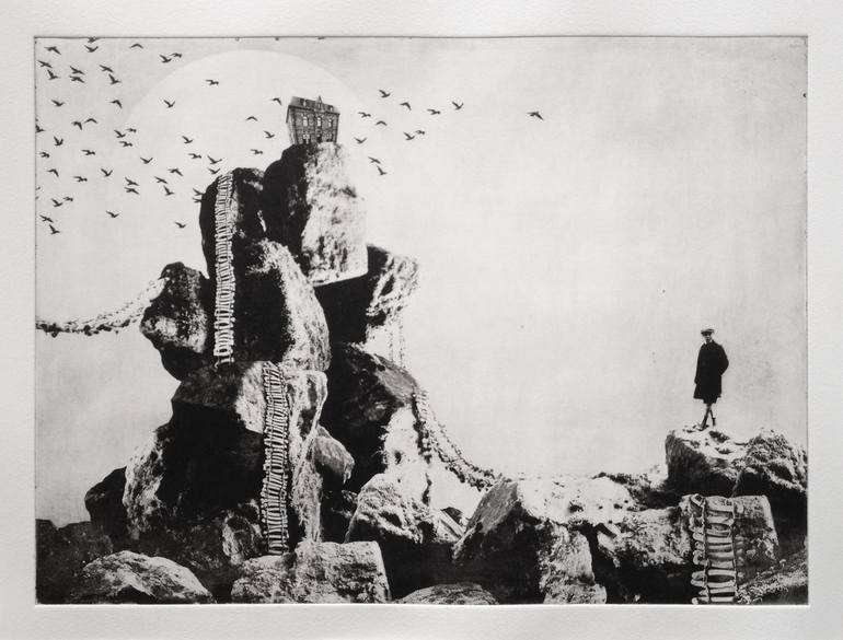 Original Surrealism Home Printmaking by Jaco Putker