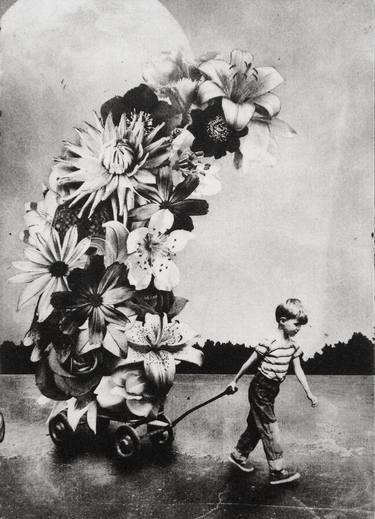 Original Surrealism Floral Printmaking by Jaco Putker
