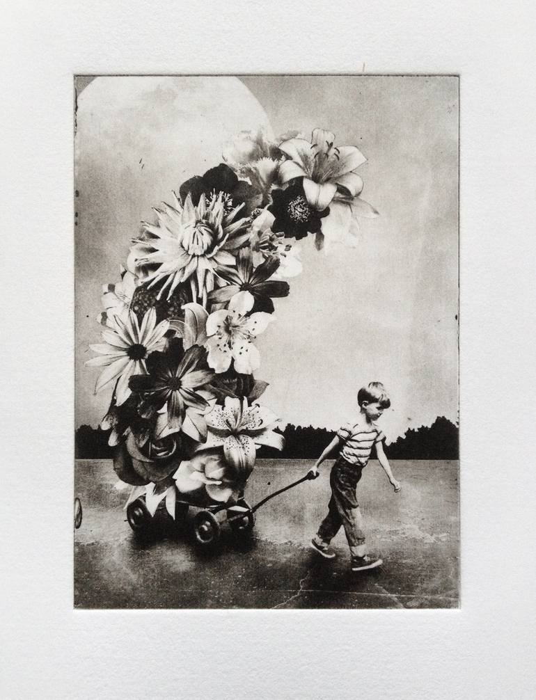 Original Floral Printmaking by Jaco Putker