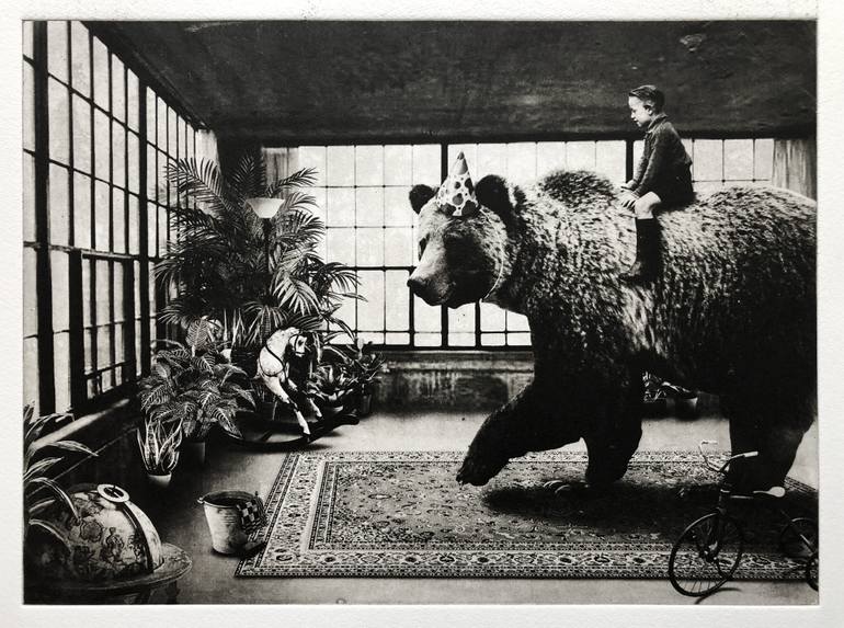 Original Surrealism Animal Printmaking by Jaco Putker