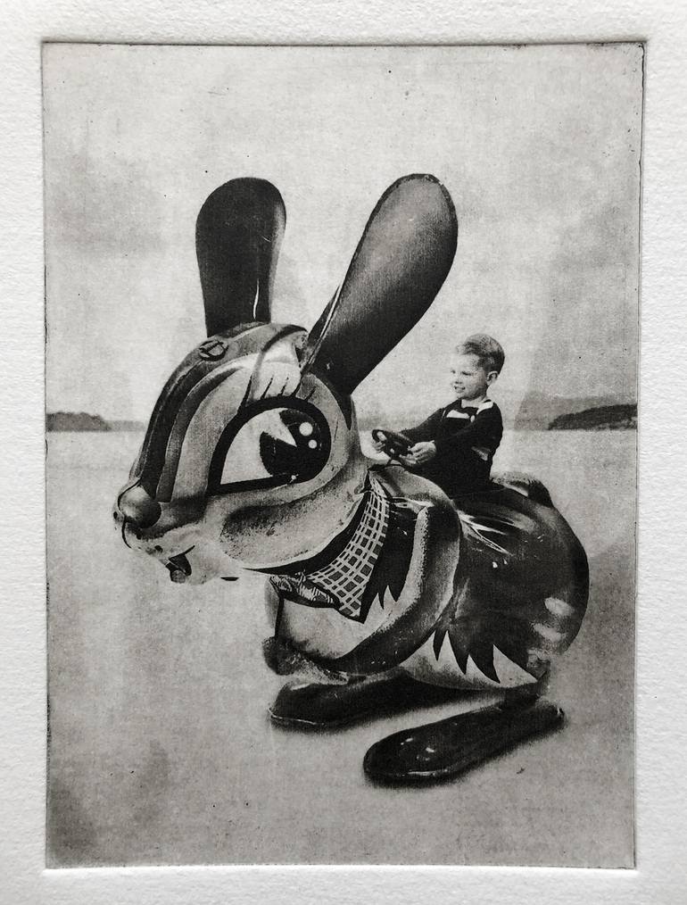 Original Surrealism Animal Printmaking by Jaco Putker