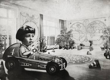 Original Surrealism Car Printmaking by Jaco Putker