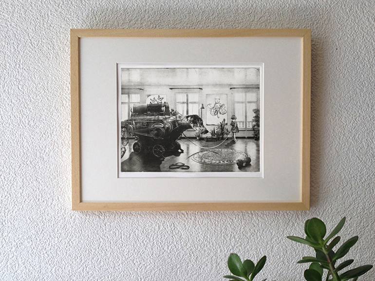 Original Figurative Animal Printmaking by Jaco Putker
