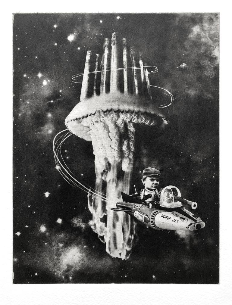 Original Figurative Humor Printmaking by Jaco Putker