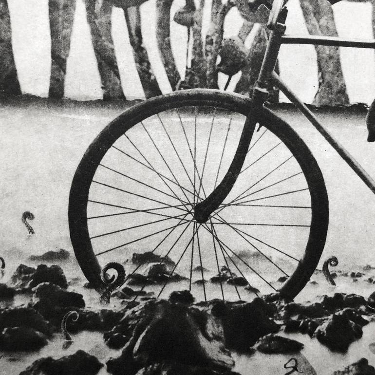 Original Surrealism Bicycle Printmaking by Jaco Putker
