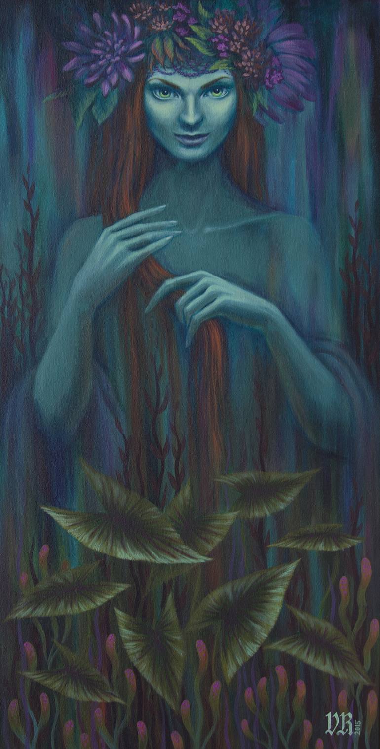 Rusalka Painting by Vasilisa Romanenko | Saatchi Art