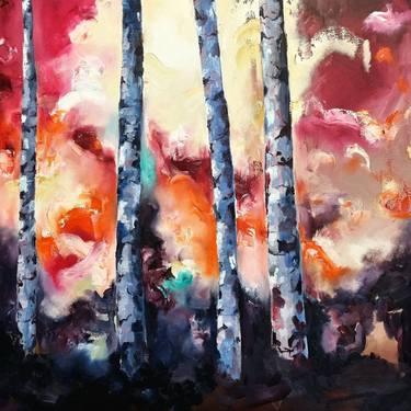 Original Abstract Landscape Paintings by Michelle Mc Goldrick