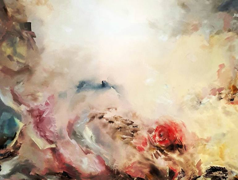 Original Abstract Expressionism Abstract Painting by Michelle Mc Goldrick