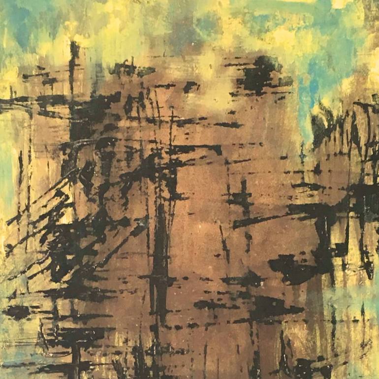 Original Abstract Expressionism Abstract Painting by Valri Ary