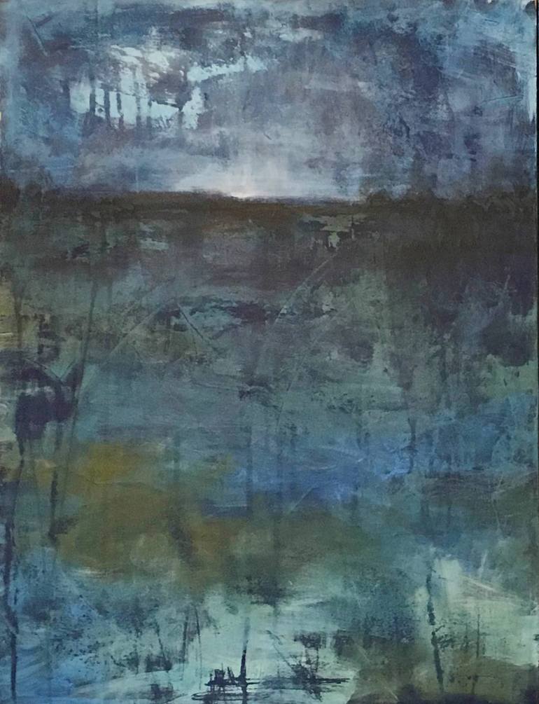 Original Abstract Landscape Painting by Valri Ary