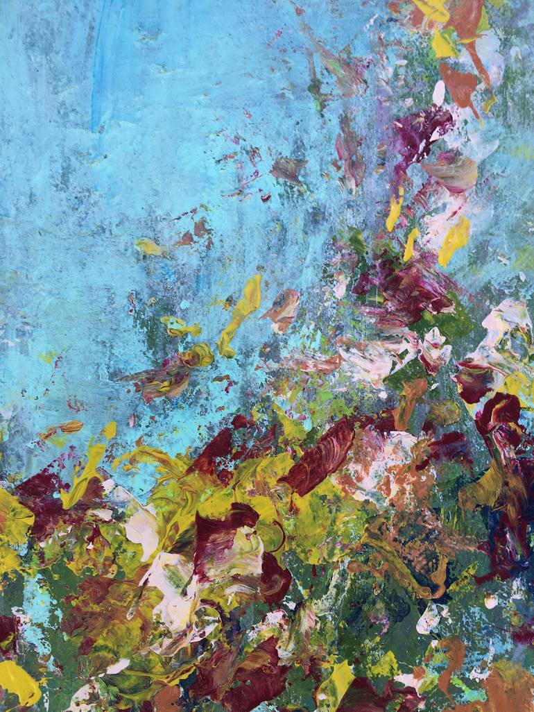 Original Impressionism Floral Painting by Valri Ary