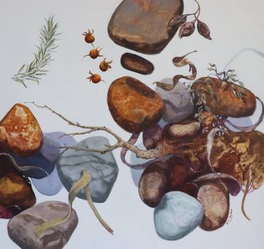 Original Realism Botanic Paintings by Alex Raynham