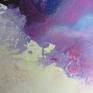 A detail showing layers of paint.