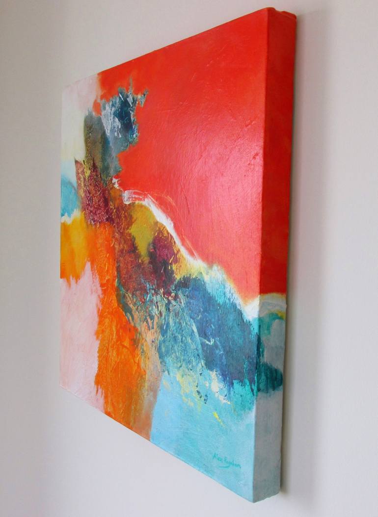Original Abstract Expressionism Abstract Painting by Alex Raynham