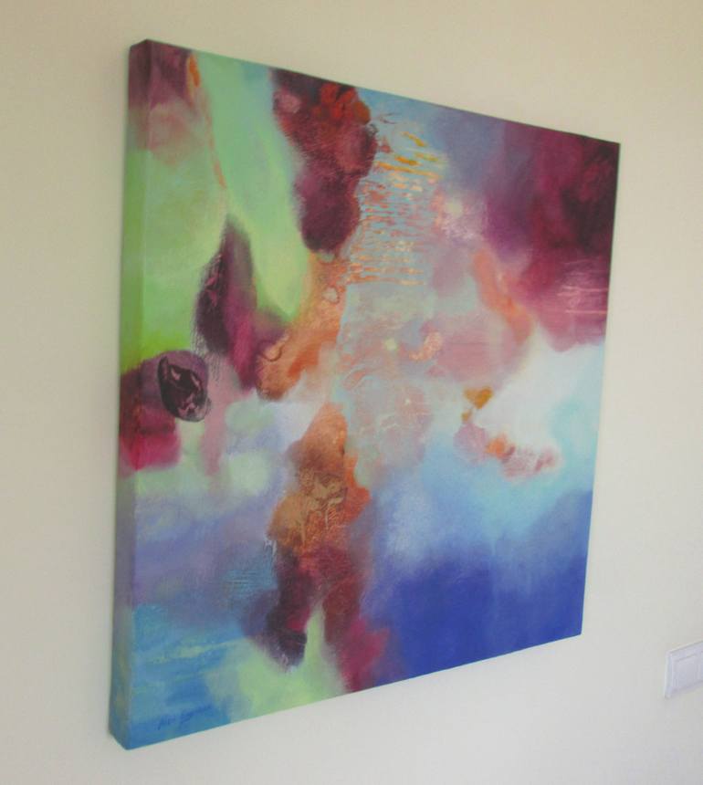 Original Abstract Expressionism Abstract Painting by Alex Raynham